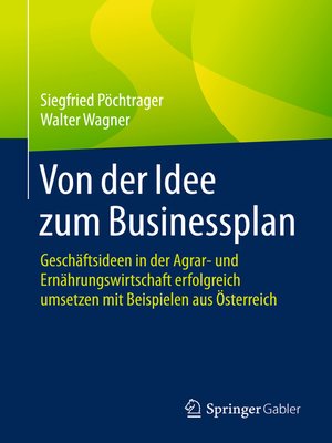 cover image of Von der Idee zum Businessplan
